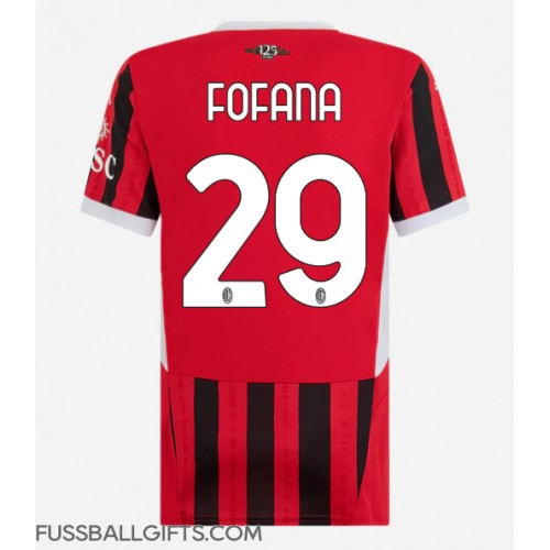 AC Milan Youssouf Fofana #29 Fußballbekleidung Heimtrikot Damen 2024-25 Kurzarm